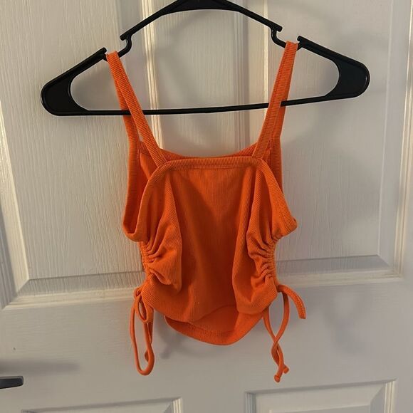 Shein Medium Orange Tank Top - Picture 2 of 3